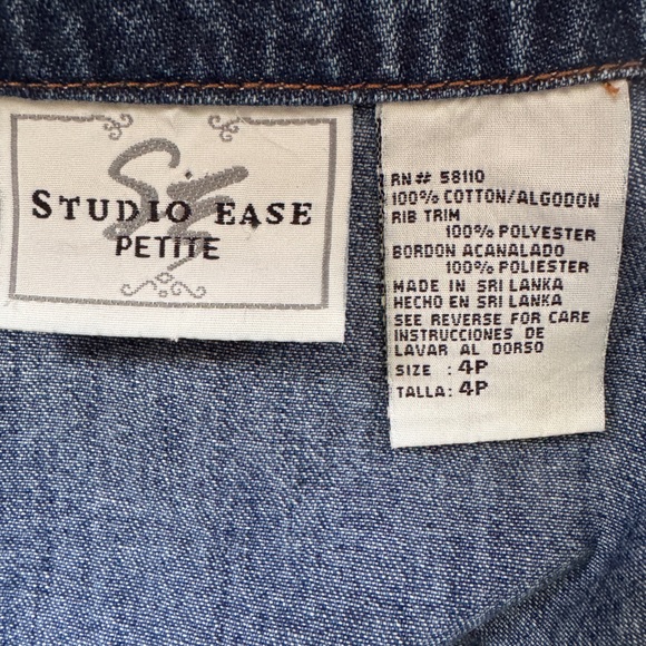 Vintage 1990/ 2000s Denim Embroidered Dress and Jean Jacket - Picture 12 of 12